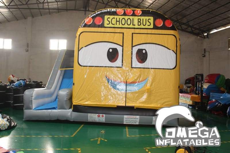 School Bus Inflatable Combo