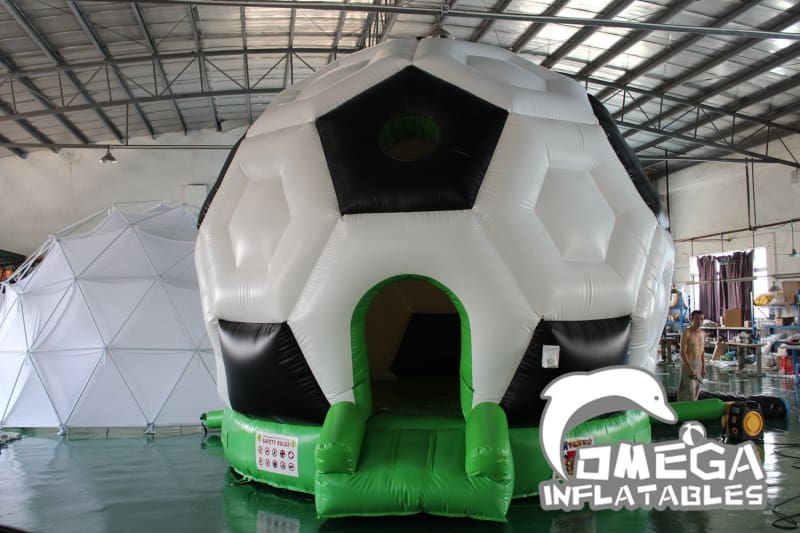 Soccer Shape Inflatable Bouncy Castle