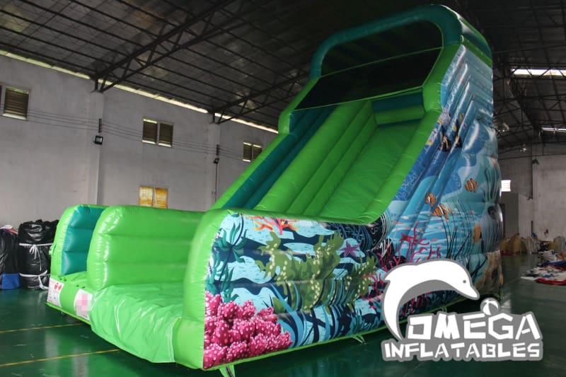 Under The Sea Inflatable Slide